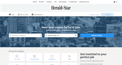 Desktop Screenshot of jobs.heraldstaronline.com